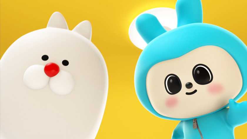 V CREW 超萌開愛風(fēng)格吉祥物設(shè)計，人物性格設(shè)定與表情包設(shè)計