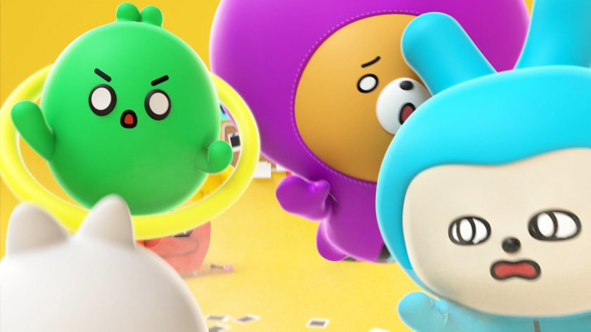 V CREW 超萌開愛風(fēng)格吉祥物設(shè)計，人物性格設(shè)定與表情包設(shè)計