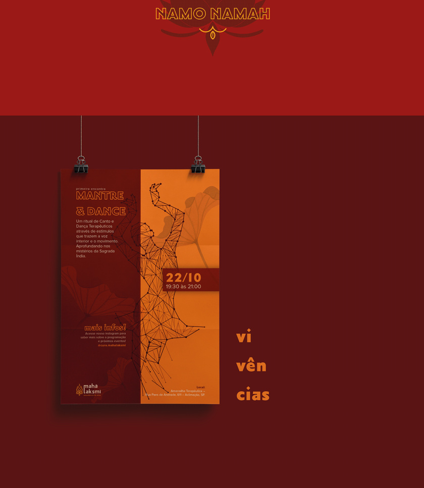 Maha-Laksmi 印度瑜伽舞蹈品牌logo設(shè)計vi設(shè)計