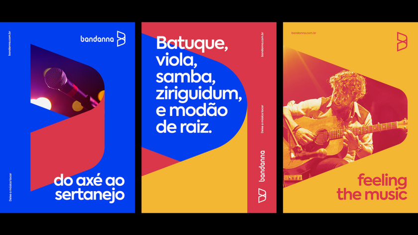 BANDANNA 音樂文化公司品牌形象設(shè)計-logo-vi設(shè)計