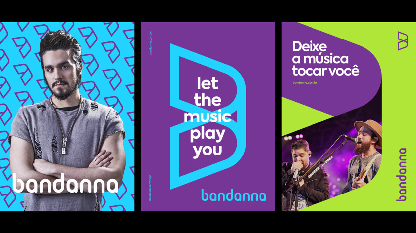 BANDANNA 音樂文化公司品牌形象設(shè)計-logo-vi設(shè)計