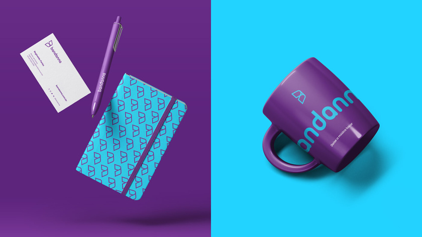 BANDANNA 音樂文化公司品牌形象設(shè)計-logo-vi設(shè)計