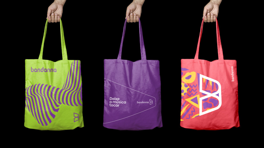 BANDANNA 音樂文化公司品牌形象設(shè)計-logo-vi設(shè)計