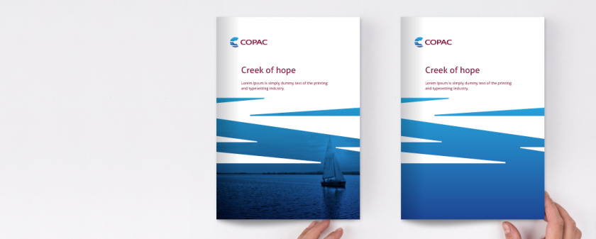 美國(guó)最古老醫(yī)療康復(fù)中心COPAC品牌形象重塑-logo與vi設(shè)計(jì)，突出密西西比河的波浪狀圖案