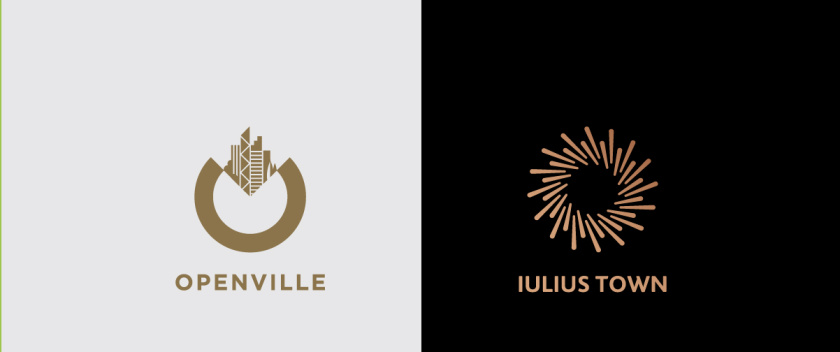 Iulius Town 商業(yè)中心品牌命名與logo設計-月桂花環(huán)