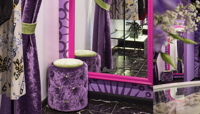 圣穆卡Santa Mucca 服飾品牌紫色系店鋪空間設(shè)計(jì) 圣穆卡Santa Mucca 服飾品牌紫色系店鋪空間設(shè)計(jì)