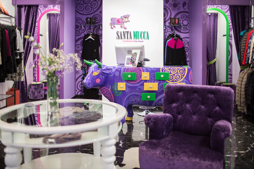 圣穆卡Santa Mucca 服飾品牌紫色系店鋪空間設(shè)計(jì) 圣穆卡Santa Mucca 服飾品牌紫色系店鋪空間設(shè)計(jì)