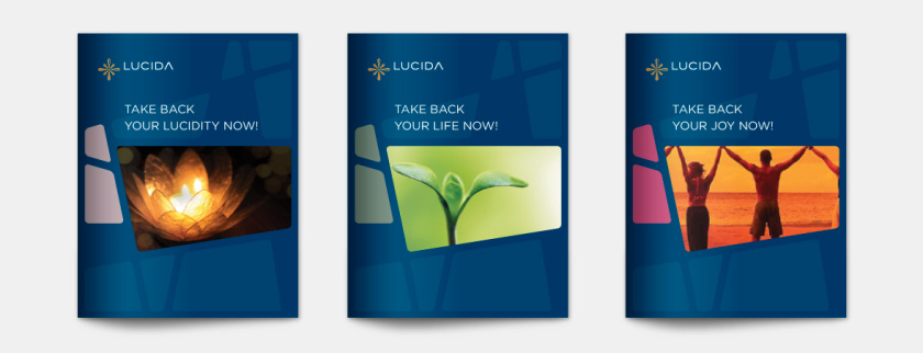 露西達(dá)Lucida醫(yī)療康復(fù)中心品牌logo設(shè)計(jì)vi設(shè)計(jì)，“火花/星星”概念