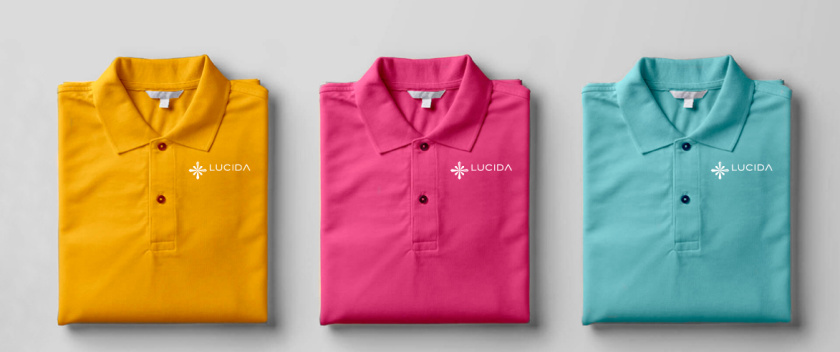 露西達(dá)Lucida醫(yī)療康復(fù)中心品牌logo設(shè)計(jì)vi設(shè)計(jì)，“火花/星星”概念