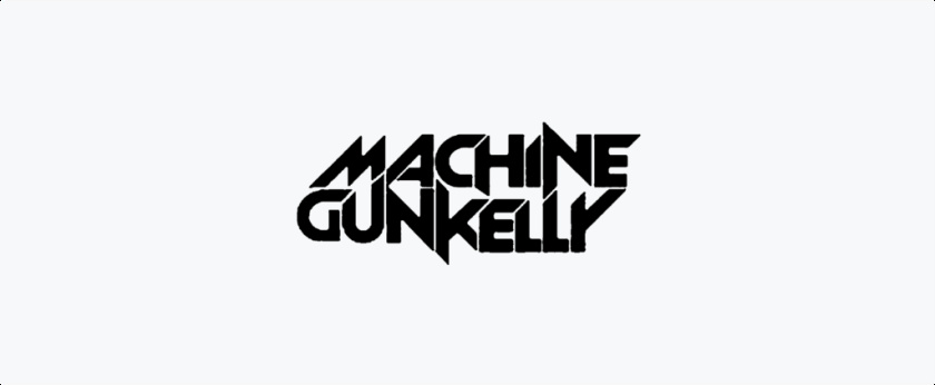 帶有三角形字體logo設(shè)計-機槍凱利MGK