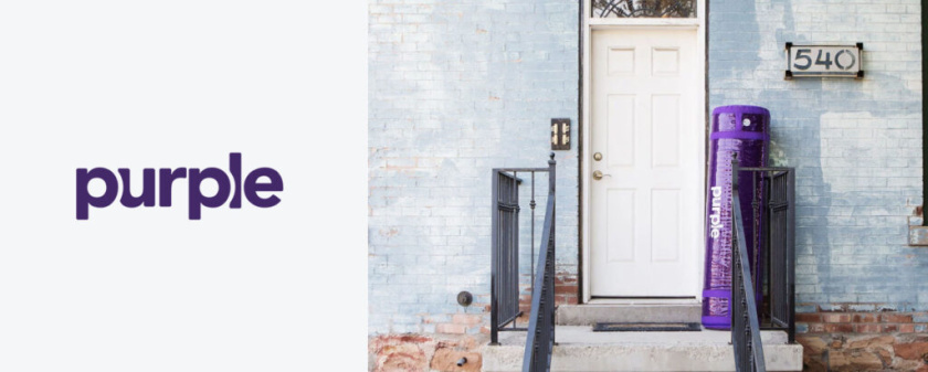 purple床墊logo設(shè)計及包裝設(shè)計