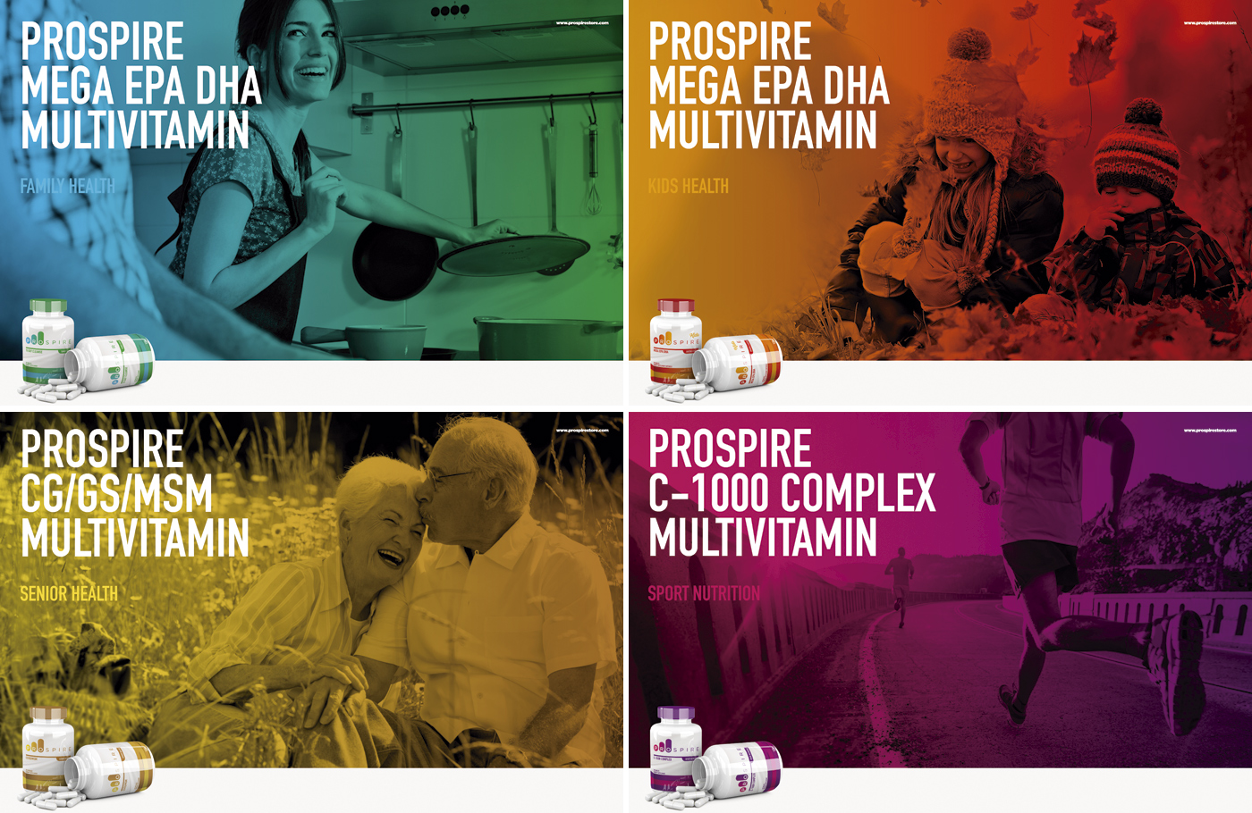 Prospire維生素營養(yǎng)補充劑平品牌全案設計-平面廣告設計