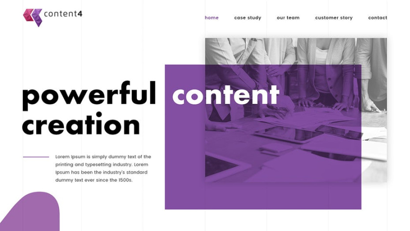 該網(wǎng)頁設計從品牌標識中汲取了原色