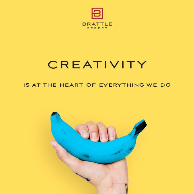 有趣的對比色，藍香蕉？它肯定會引起我們的注意