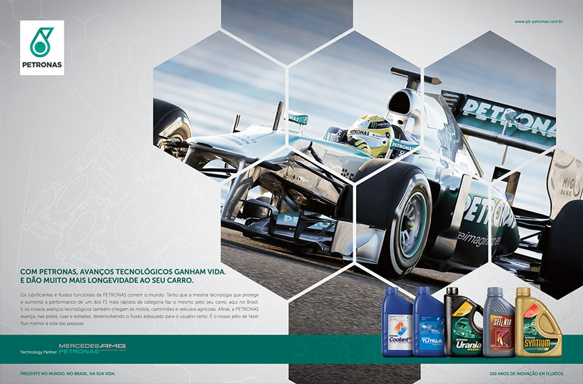 馬石油潤滑油品牌主KV平面廣告創(chuàng)意設計