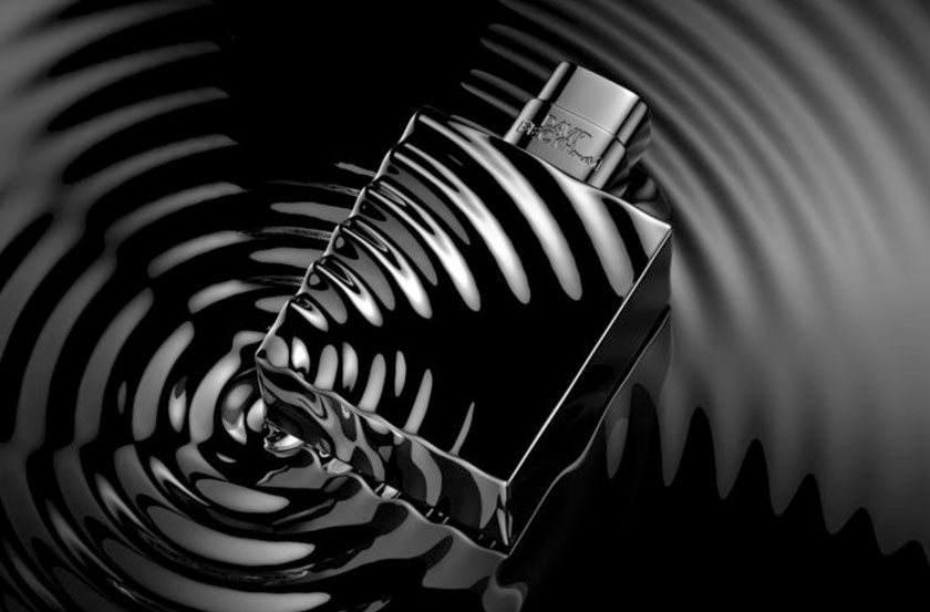 大衛(wèi)·貝克漢姆水波紋圖案香水瓶型設(shè)計(jì)與身體護(hù)理產(chǎn)品包裝設(shè)計(jì)