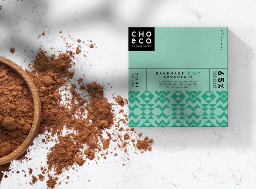 Choi＆co 巧克力包裝設(shè)計(jì)“幾何底紋圖案”