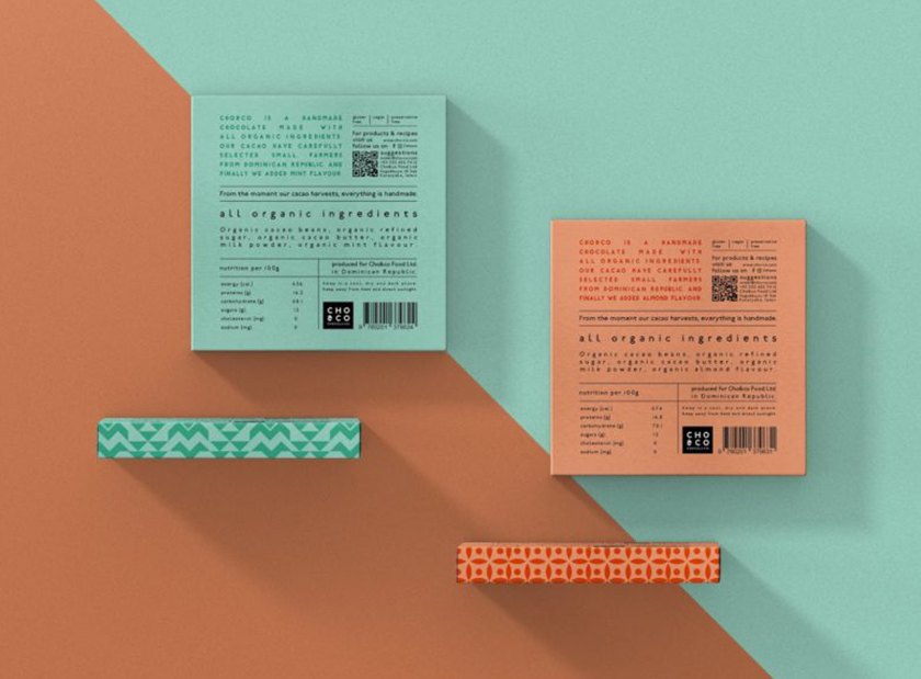 Choi＆co 巧克力包裝設(shè)計(jì)“幾何底紋圖案”