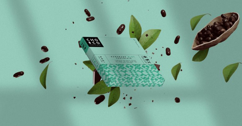 Choi＆co 巧克力包裝設(shè)計(jì)“幾何底紋圖案”