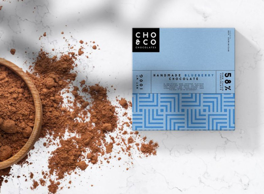 Choi＆co 巧克力包裝設(shè)計(jì)“幾何底紋圖案”