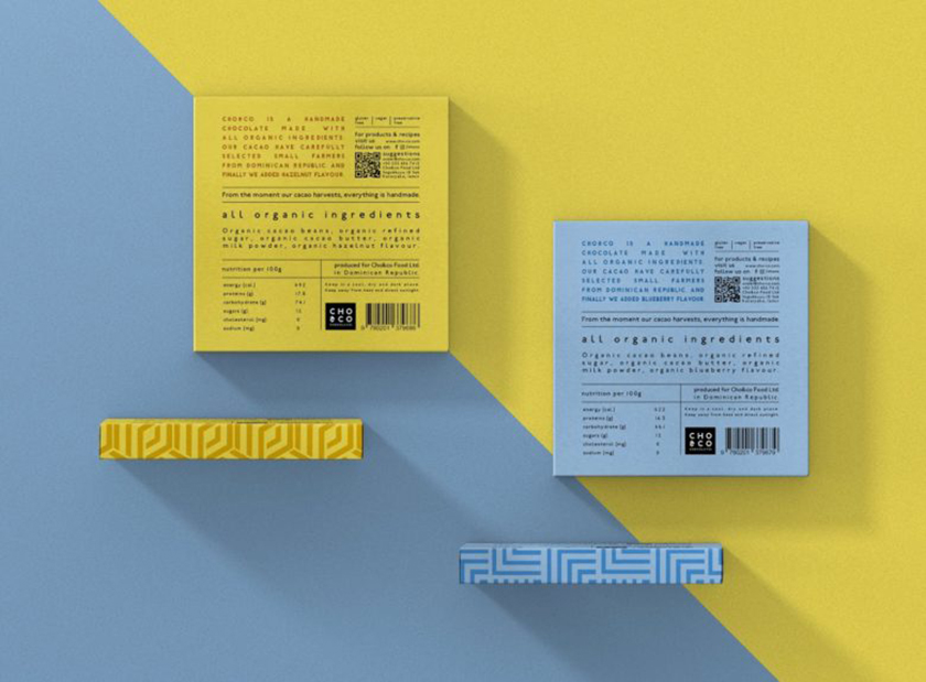 Choi＆co 巧克力包裝設(shè)計(jì)“幾何底紋圖案”