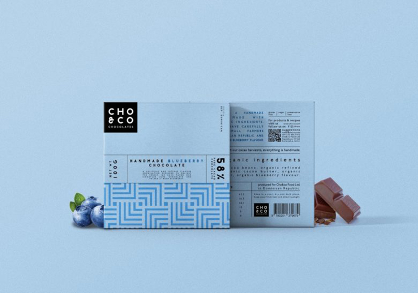 Choi＆co 巧克力包裝設(shè)計(jì)“幾何底紋圖案”