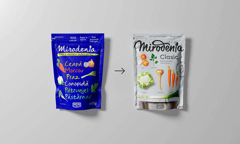 Mirodenia 歐洲市場(chǎng)調(diào)味品包裝設(shè)計(jì)——并排擺放的食材