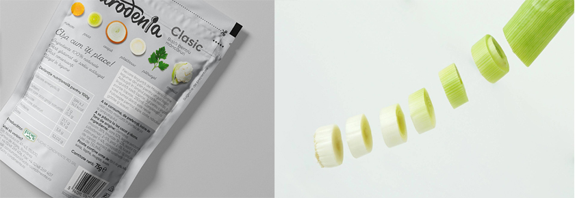 Mirodenia 歐洲市場(chǎng)調(diào)味品包裝設(shè)計(jì)——并排擺放的食材