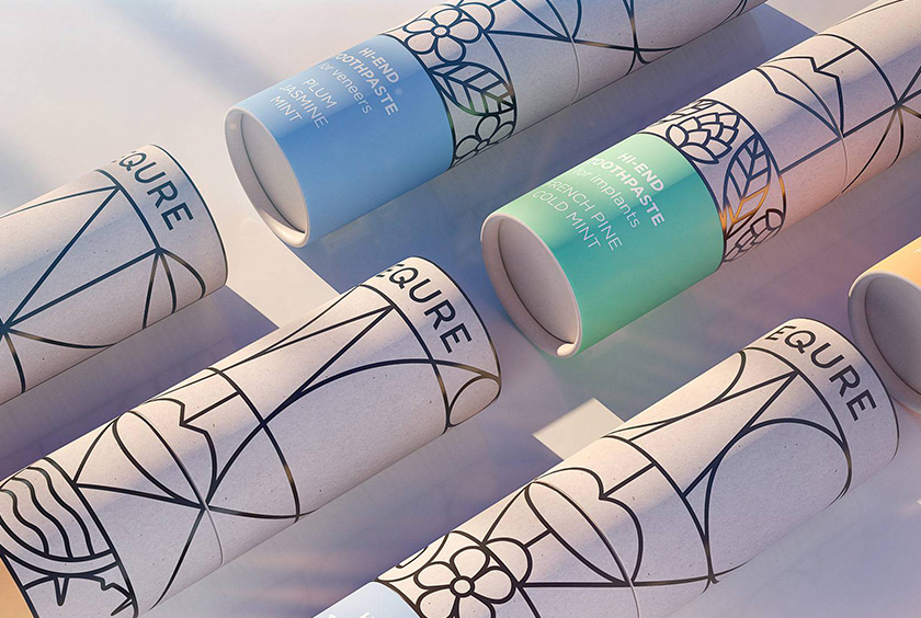 EQURE 牙膏與口腔牙齒護理產(chǎn)品品牌形象策劃與包裝設(shè)計,源于線條裝飾藝術(shù)風格 EQURE 牙膏與口腔牙齒護理產(chǎn)品品牌形象策劃與包裝設(shè)計,源于線條裝飾藝術(shù)風格