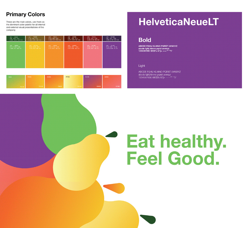 Elsalh 新鮮蔬菜水果配送公司品牌形象設(shè)計(jì)-logo,vi與產(chǎn)品包裝設(shè)計(jì)