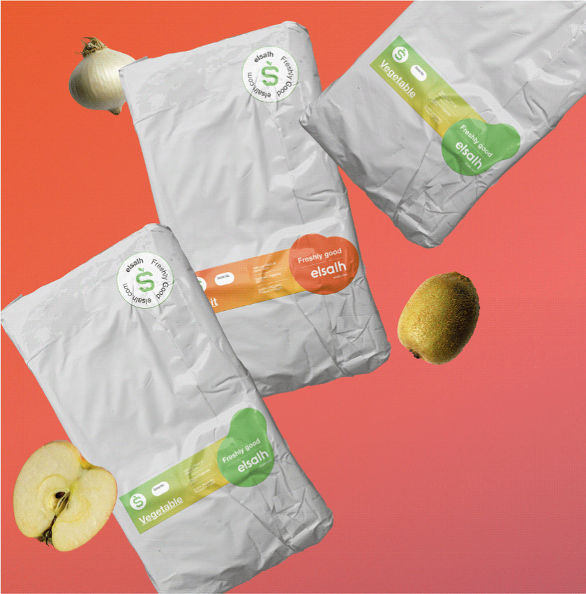 Elsalh 新鮮蔬菜水果配送公司品牌形象設(shè)計(jì)-logo,vi與產(chǎn)品包裝設(shè)計(jì)