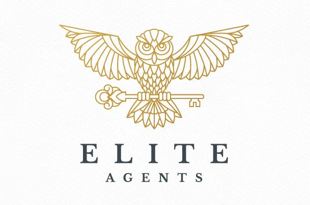 錯綜復雜的細節(jié)-Elite Agents標志設計