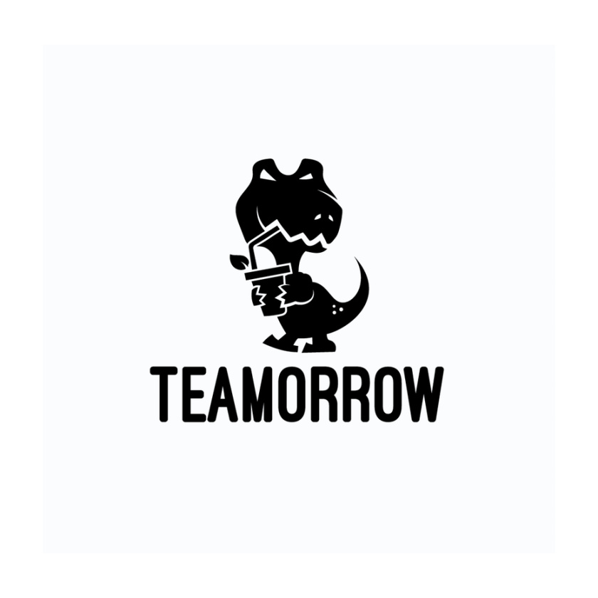 Teamorrow t rex 恐龍 logo設(shè)計(jì)