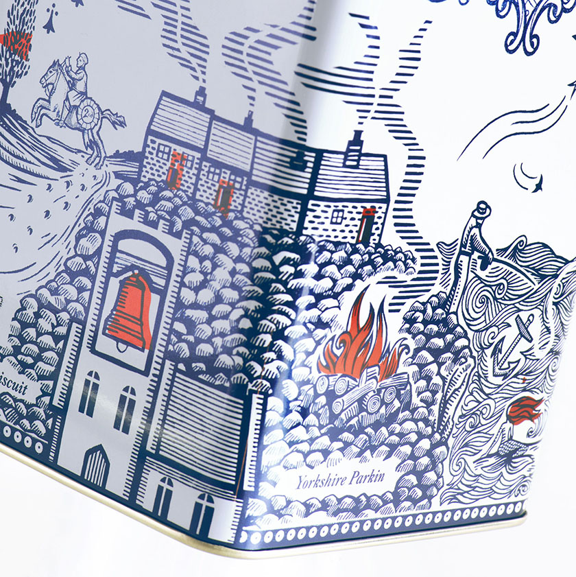 用經(jīng)典民俗故事為County Biscuits餅干設(shè)計經(jīng)典包裝外觀-上海包裝設(shè)計公司