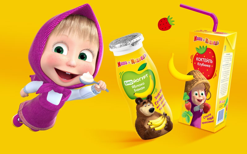 “瑪莎和熊”兒童食品包裝設(shè)計(jì)與卡通吉祥物設(shè)計(jì)-上海包裝設(shè)計(jì)公司