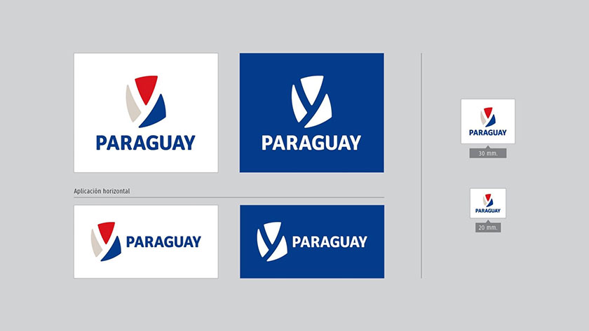 巴拉圭國家品牌簡(jiǎn)潔logo設(shè)計(jì)，創(chuàng)意源頭是含義無窮的Y字