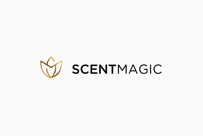 極簡主義永恒標(biāo)志logo-香味魔術(shù)logo設(shè)計