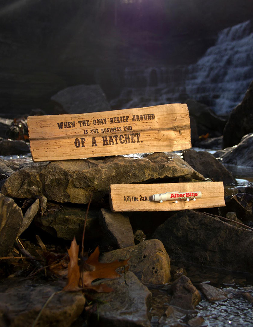 AFTER BITE止癢膏廣告設(shè)計(jì)，挑動(dòng)和解決癢感的高手