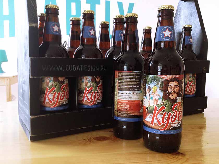 俄羅斯Heartly Brewery淡啤酒包裝設(shè)計，20款動物英雄角色插畫引發(fā)靈魂躁動