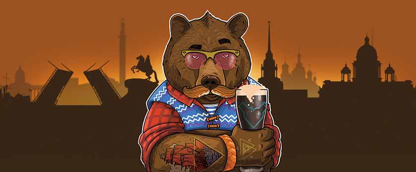 俄羅斯Heartly Brewery淡啤酒包裝設(shè)計，20款動物英雄角色插畫引發(fā)靈魂躁動