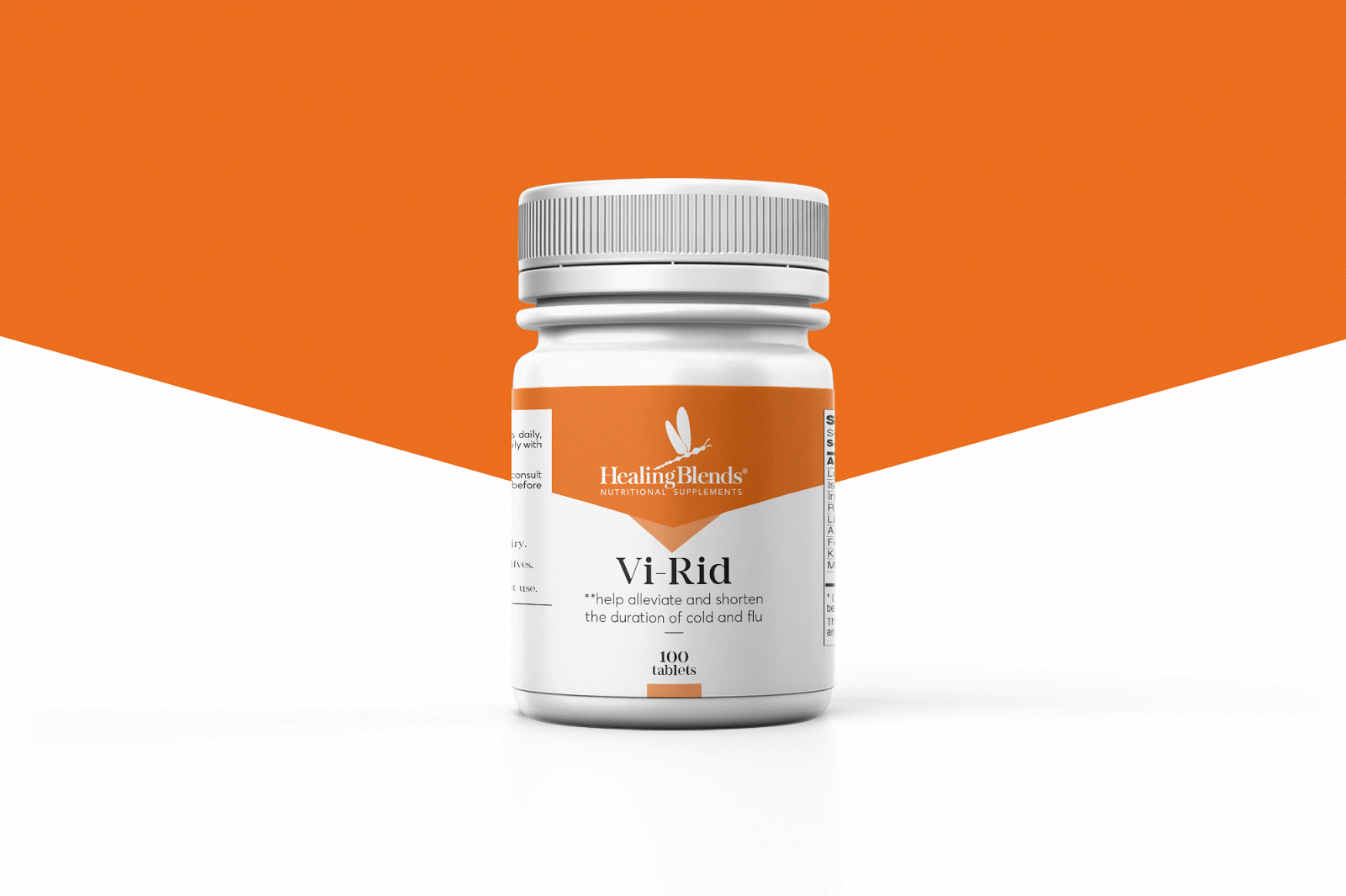 Healing Blends 營(yíng)養(yǎng)補(bǔ)充劑保健品包裝設(shè)計(jì)”三角版式“