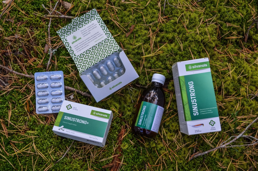 Silvanols系列藥品包裝設計，兼顧綠色自然，并適應各種產品類型