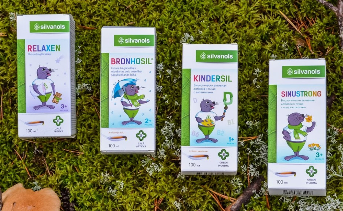 Silvanols系列藥品包裝設計-兒童藥品包裝設計