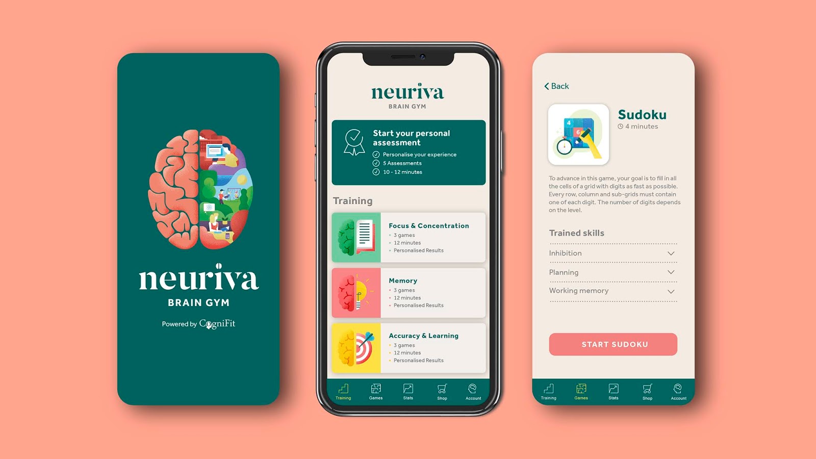 Neuriva 大腦健康營養(yǎng)補充系列保健品品牌手機端設(shè)計