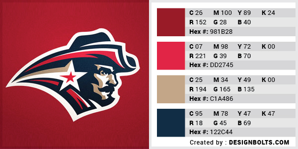 最佳4色組合標(biāo)志設(shè)計(jì)-紅色和米色組合