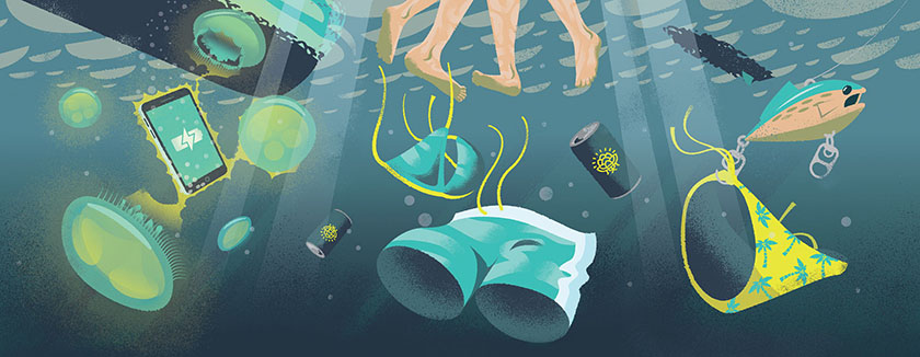 北卡羅來納州罐裝啤酒設(shè)計，帶好探險精神深入插畫中的冰涼世界