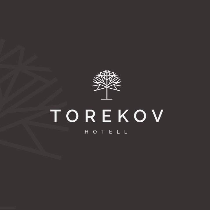 豪華住宿酒店標志logo設計-海濱溫泉+酒店以自然為中心的標志設計