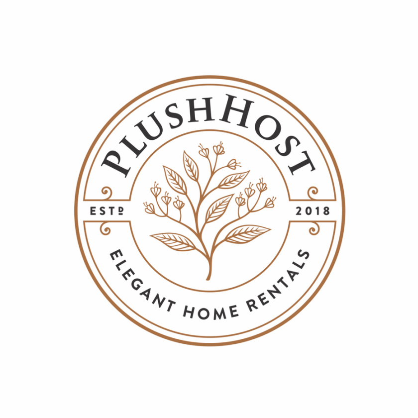 住宅風格酒店logo設計-一個直接但又巧妙的大膽徽標，適用于長住租賃住宿