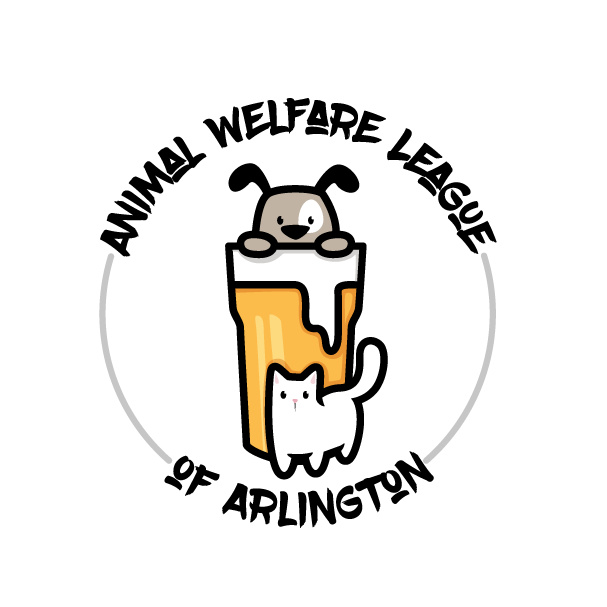 可愛動(dòng)物logo設(shè)計(jì)-期待在一大杯啤酒附近的狗和貓