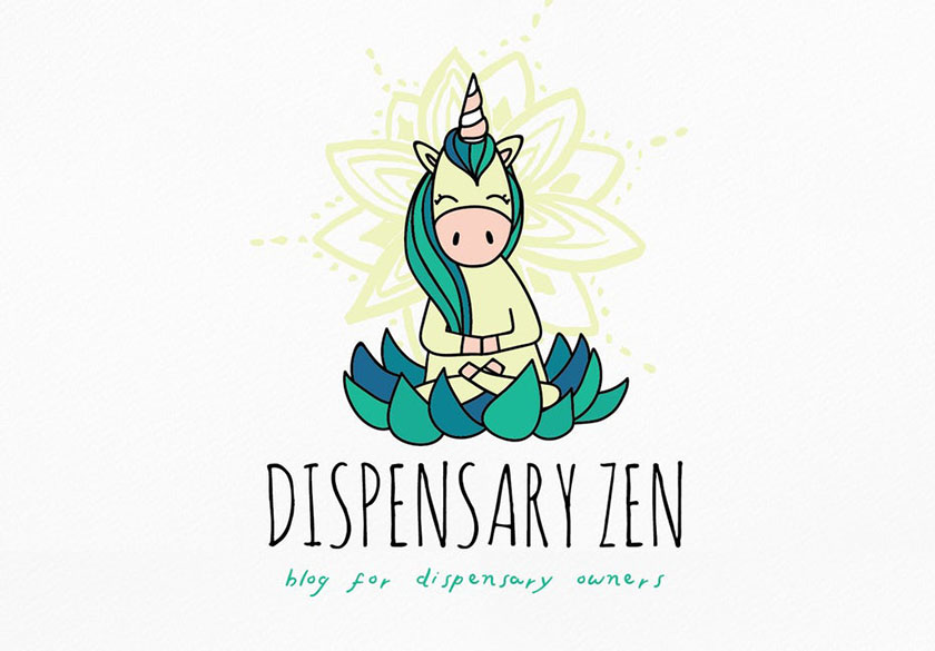 一條畫線的獨(dú)角獸和平地坐在一片葉子之間